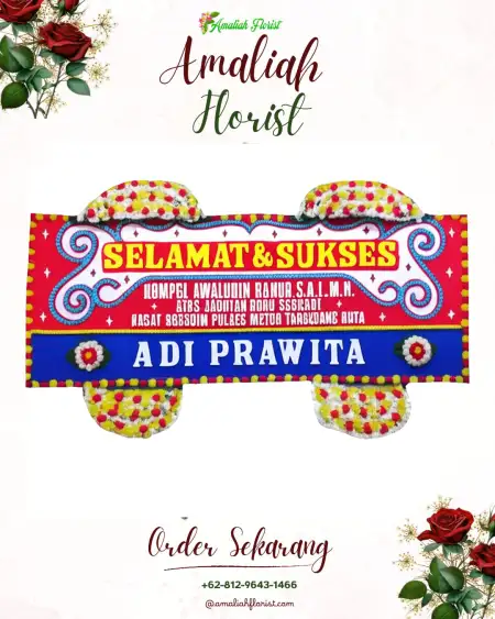 Papan Bunga Ucapan Selamat Pasar Banjit