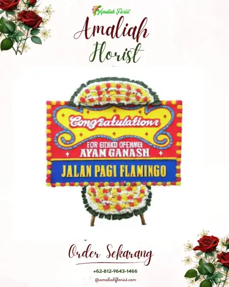 Sewa Papan Bunga Pasar Banjit